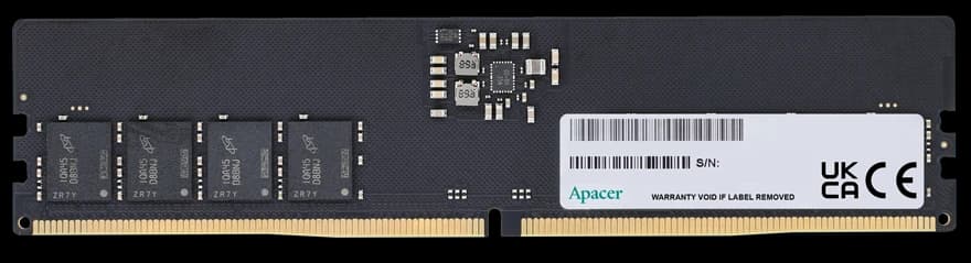 رم کامپیوتر 16 گیگابایت (16GB*1) Apacer مدل AU16GHB56CVBBGH DDR5 5600Mhz CL40