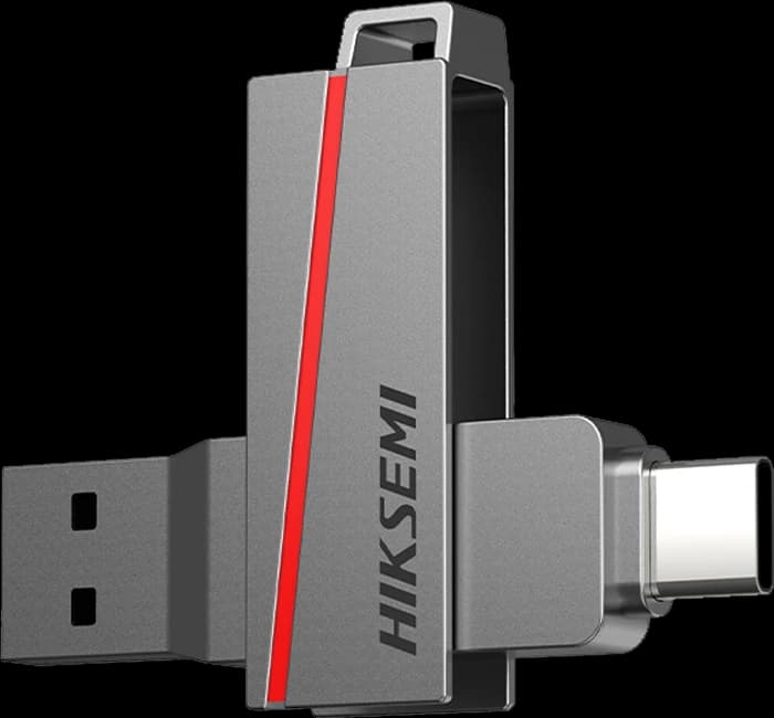 فلش مموری 128 گیگابایت HIKSEMI مدل DUAL SLIM HS-USB-E307C