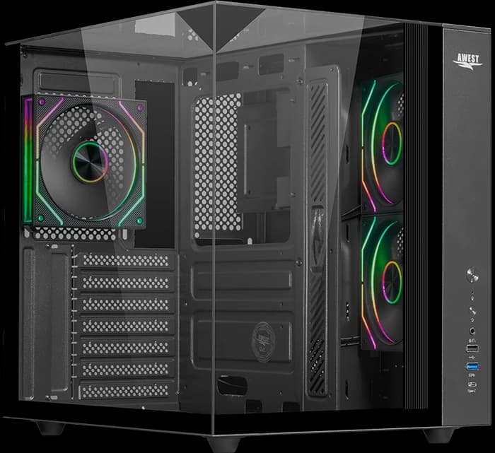 کیس اسمبل شده گیمینگ مدل AG102 R7 9800X3D-32GB-1TB SSD-RX9070XT