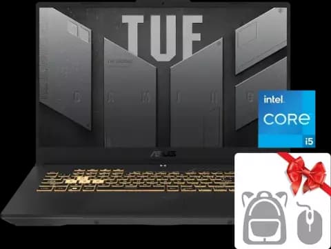لپ تاپ گیمینگ 17.3 اینچ Asus مدل TUF Gaming F17 FX707ZC - HX091
