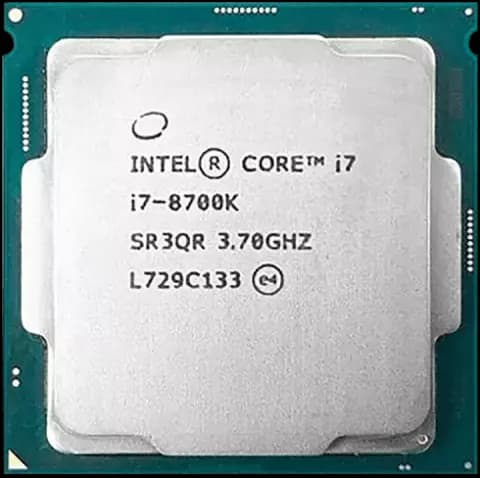 پردازنده 3.7گیگاهرتز Intel مدل Core i7 8700K