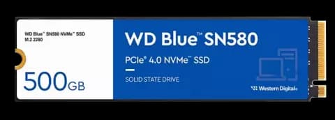 حافظه SSD اینترنال 500 گیگابایت WD مدل Blue SN580 M.2