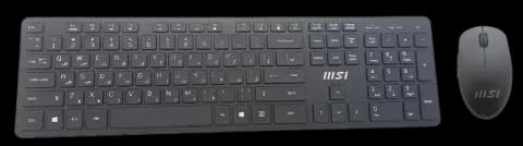 کیبورد و موس بی سیم MSI مدل RF1430-FS + MA 004