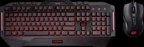 کیبورد و موس سیمی گیمینگ Asus مدل CERBERUS COMBO