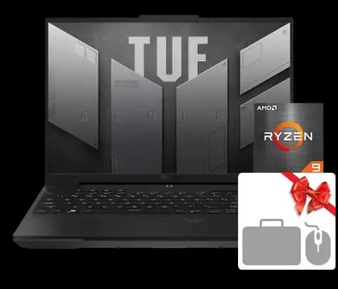لپ تاپ گیمینگ 16 اینچ Asus مدل TUF Gaming F16 Advantage Edition FA617XS - N3079