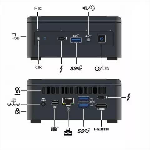 مینی پی سی  Intel مدل NUC Kit NUC11PAHi5