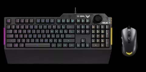 کیبورد و موس سیمی گیمینگ Asus مدل TUF Gaming Combo K1&M3