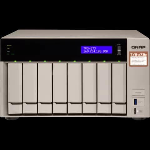 ذخیره ساز تحت شبکه QNAP مدل TVS-873e-4G