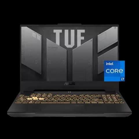 لپ تاپ گیمینگ 15.6 اینچ Asus مدل TUF Gaming F15 FX507ZC4-HN153 (Core i7-12700H-32GB-512GB SSD-RTX3050-FHD-RGB)