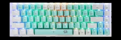 کیبورد مکانیکال گیمینگ بی سیم Redragon مدل Castor K631 PRO GW با سوییچ‌ قرمز