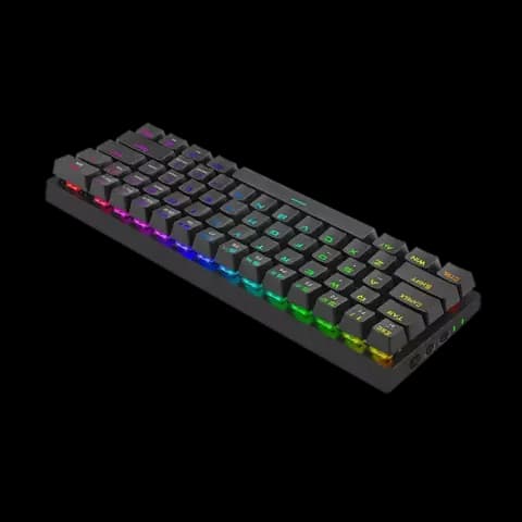 کیبورد سیمی گیمینگ T-DAGGER مدل Verde T-TGK317 RGB با سوییچ‌ آبی