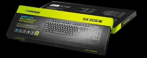 کیبورد بی سیم Green مدل  GK306W