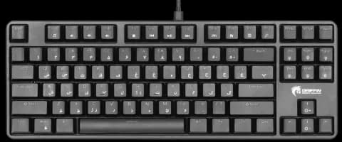کیبورد سیمی گیمینگ Green مدل GK801-RGB با سوییچ آبی