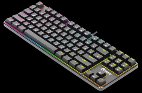 کیبورد سیمی گیمینگ Green مدل GK801-RGB با سوییچ آبی