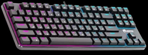 کیبورد سیمی گیمینگ Green مدل GK801-RGB با سوییچ آبی
