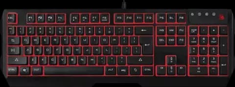 کیبورد سیمی گیمینگ A4TECH مدل BLOODY Q135 Red BackLight