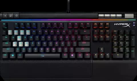 کیبورد سیمی HYPERX مدل GAMING ALLOY ELITE RGB با سوییچ قرمز