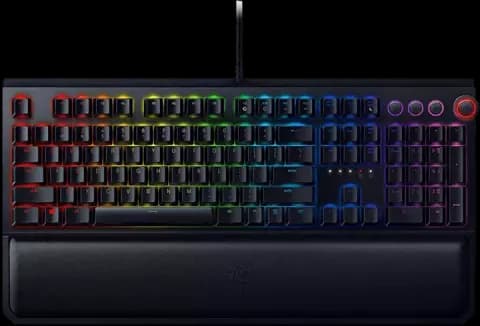کیبورد سیمی گیمینگ Razer مدل BlackWidow Elite با سوییچ سبز