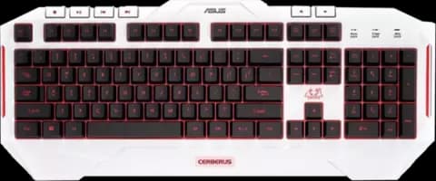 کیبورد سیمی Asus مدل GAMING CERBERUS ARCTIC