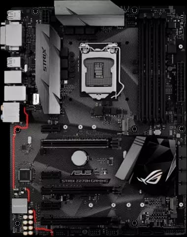 مادربرد Asus DDR4 مدل GAMING ROG STRIX Z270H 