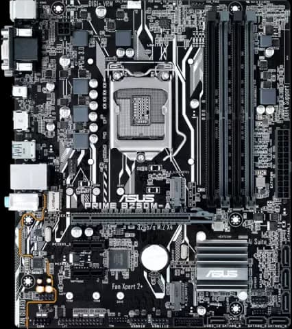 مادربرد Asus DDR4 مدل PRIME B250M-A