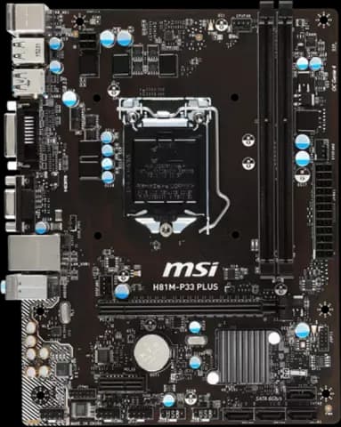 مادربرد MSI DDR3 مدل H81M-P33 PLUS