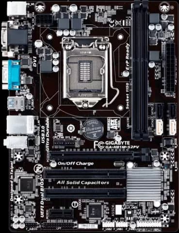 مادربرد Gigabyte DDR3 مدل GA-H81M-S2PV REV 1.0