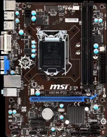 مادربرد  MSI مدل  H81M-P33