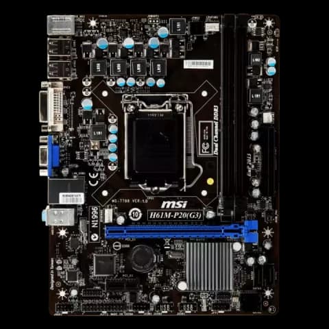 مادربرد MSI DDR3 مدل H61M-P20