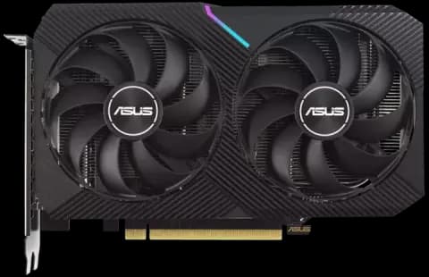 کارت گرافیک  ASUS مدل  DUAL-RTX3060TI-8G-MINI-V2