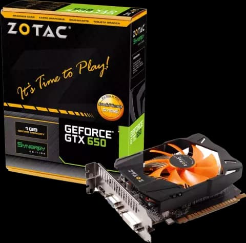 کارت گرافیک 2گیگابایت Zotac مدل GTX 600 GTX 650 Synergy Edition