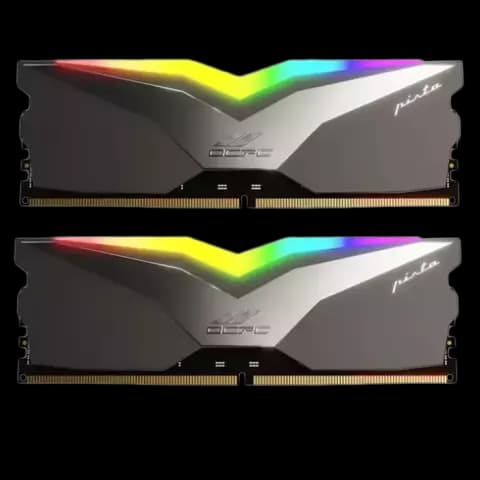رم دسکتاپ (16GB*2) 32 گیگابایت OCPC مدل PISTA RGB DDR5 5200MHz