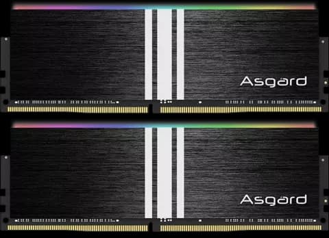 رم دسکتاپ (16GB*2) 32 گیگابایت Asgard مدل Black Knight V1 DDR4 3600MHz