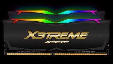 رم دسکتاپ (8GB*2) 16 گیگابایت OCPC مدل X3 RGB BLACK LABEL DDR4 3600MHz