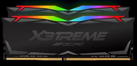 رم دسکتاپ (16GB*2) 32 گیگابایت OCPC مدل X3 RGB BLACK DDR4 3600MHz