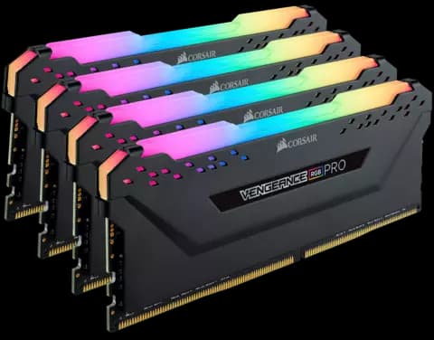 رم دسکتاپ (16GB*4) 64 گیگابایت Corsair مدل VENGEANCE RGB PRO DDR4 3200MHz