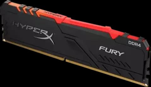 رم کامپیوتر 8 گیگابایت Kingston مدل HYPERX FURY RGB HX432C16FB3A/8