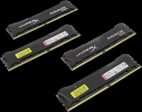 رم کامپیوتر 32گیگابایت (4×8) مارک Kingston مدل HYPERX SAVAGE HX428C14SBK4/32