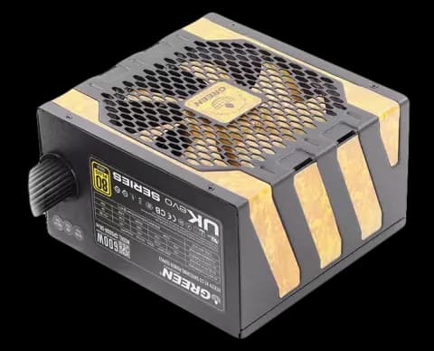 پاور 600 وات Green مدل GP600A-UK EVO 80Plus Gold