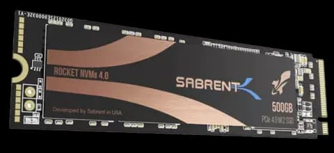 حافظه SSD اینترنال 500 گیگابایت Sabrent مدل SB-ROCKET-NVMe4-500 M.2