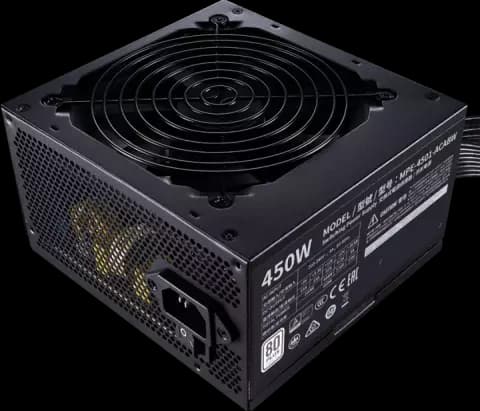 پاور 450 وات Cooler Master مدل  MWE 450 WHITE 230V V2