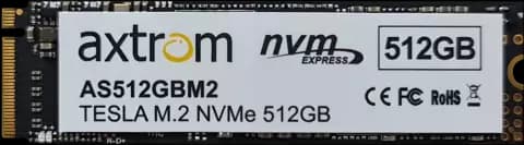 حافظه SSD اینترنال 512 گیگابایت Axtrom مدل Tesla NVMe M.2