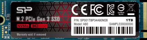 حافظه SSD اینترنال 1 ترابایت Silicon Power مدل  P34A80 NVME M.2