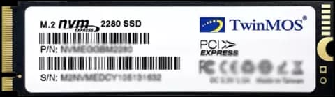 حافظه SSD اینترنال 512 گیگابایت TwinMOS مدل AlphaPro NVMe M.2