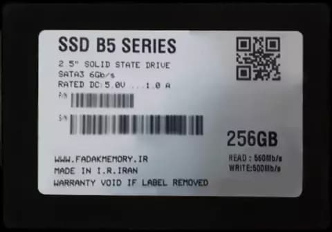 حافظه SSD اینترنال 256 گیگابایت FDK B5 SERIES 