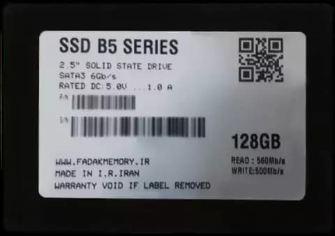 حافظه SSD اینترنال 128 گیگابایت FDK B5 SERIES 