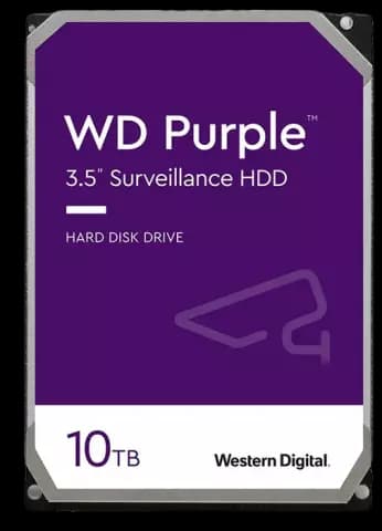 هارد اینترنال 10 ترابایت WD مدل Purple Surveillance WD102PURX 