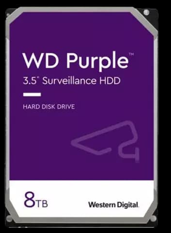 هارد اینترنال 8 ترابایت WD مدل Purple Surveillance WD82PURX 
