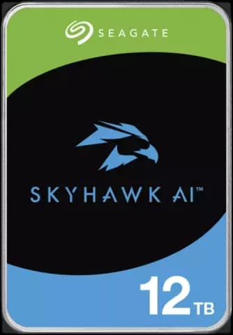 هارد اینترنال 12 ترابایت Seagate مدل SkyHawk AI Surveillance ST12000VE001 