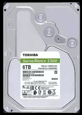 هارد دوربین مداربسته 6 ترابایت Toshiba مدل Surveillance S300 HDTW860